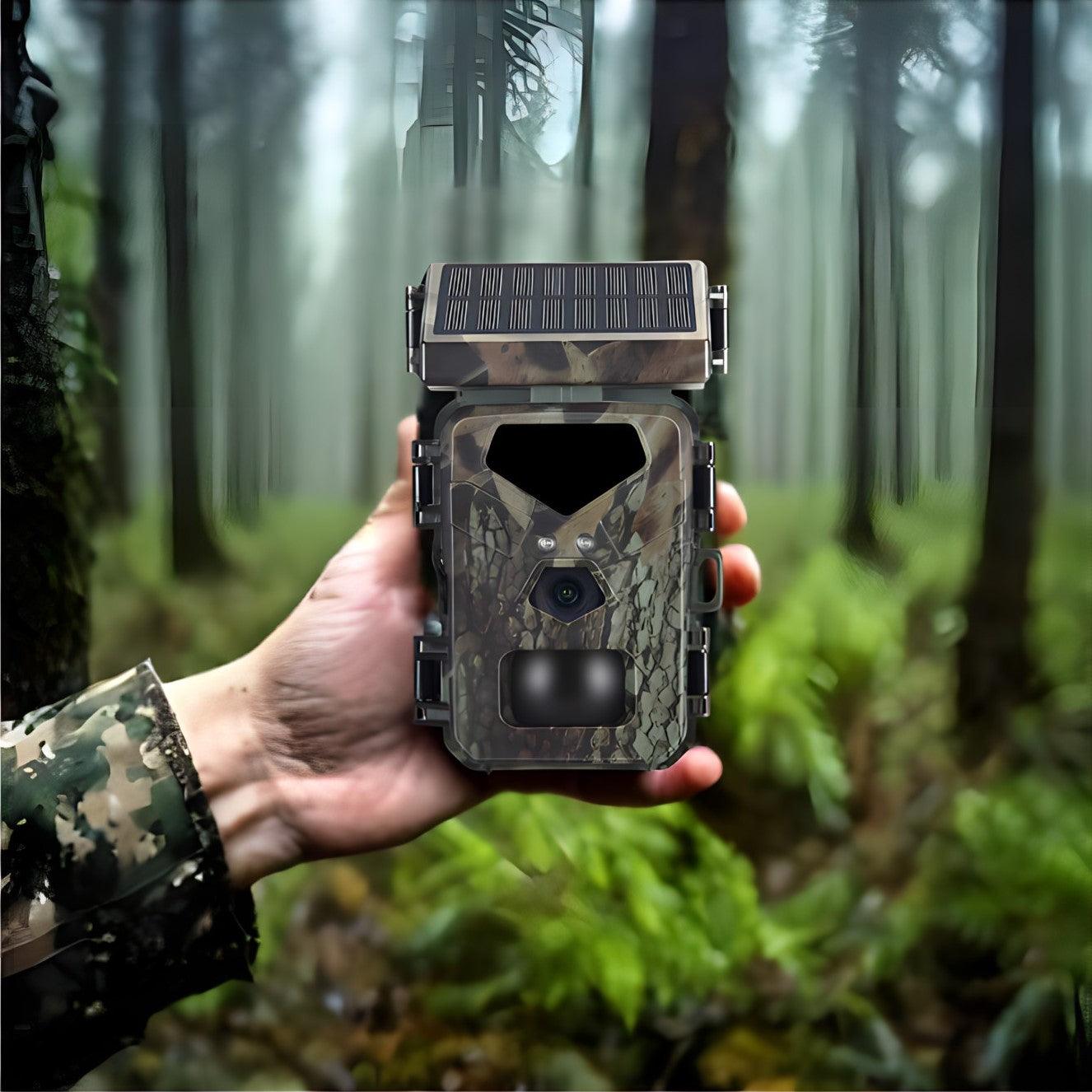 Caméra de Chasse Solaire | Surveillance Professionnelle P120