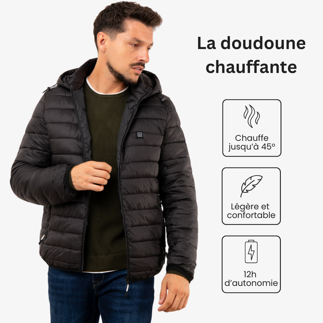 Doudoune Chauffante Unisexe – Chaleur & Confort en Hiver